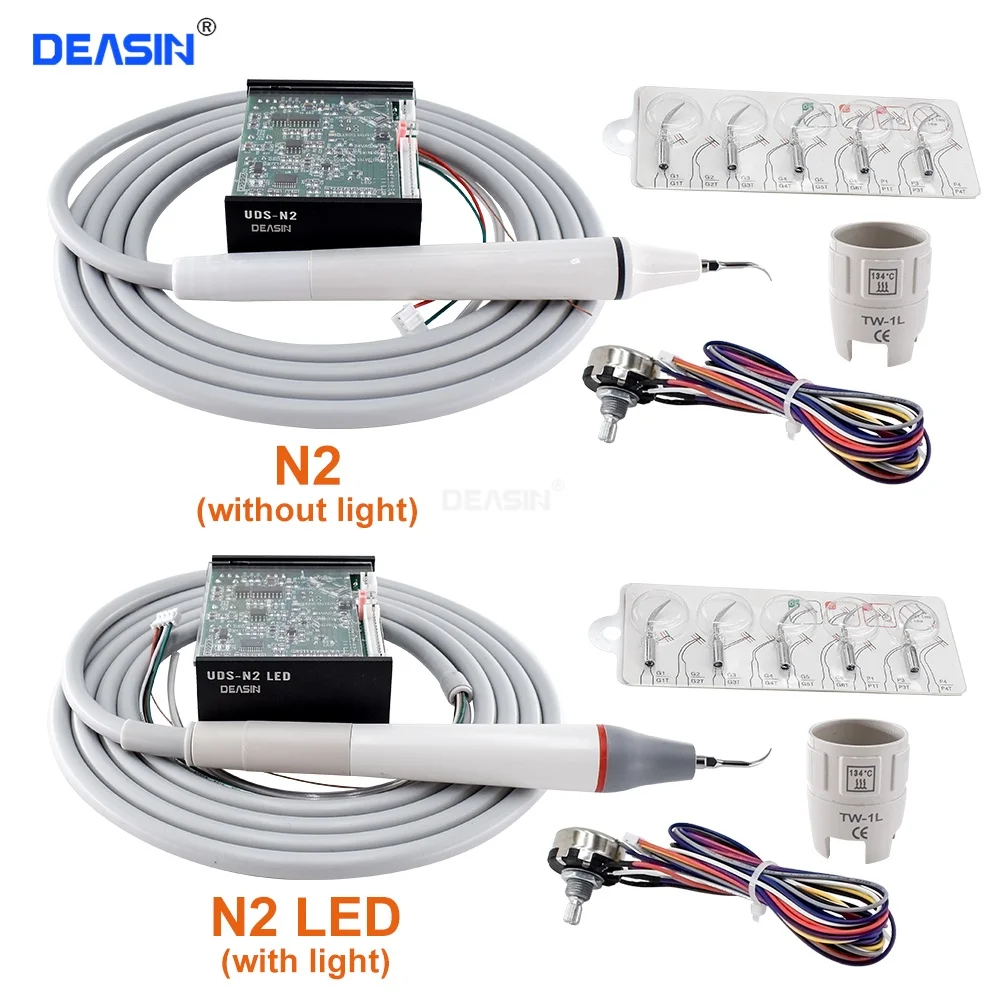 

Dental Built in Ultrasonic Scaler HW-3H/5L N2/N2LED Scaling Tips For Dentistry Teeth Cleaning Whitening Tools
