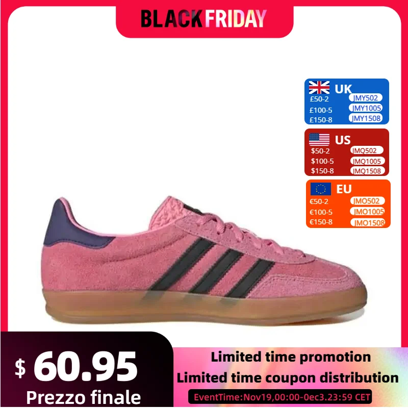 Adidas Originals Gazelle Indoor Comfortable Casual All-match Slip-Resistant Low-top Shoes For Men and Women Board Shoes