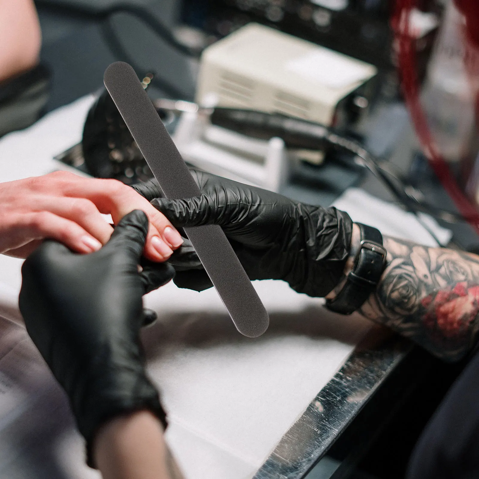 

20Pcs Glitter Nail File Emery Board Professional Manicure Pedicure Tools for Natural Acrylic Nails Care Nail Files