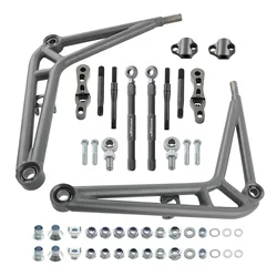 Control Arms With Pillow Ball Bearings And Sway Bar Link Mounts For BMW E46 330i