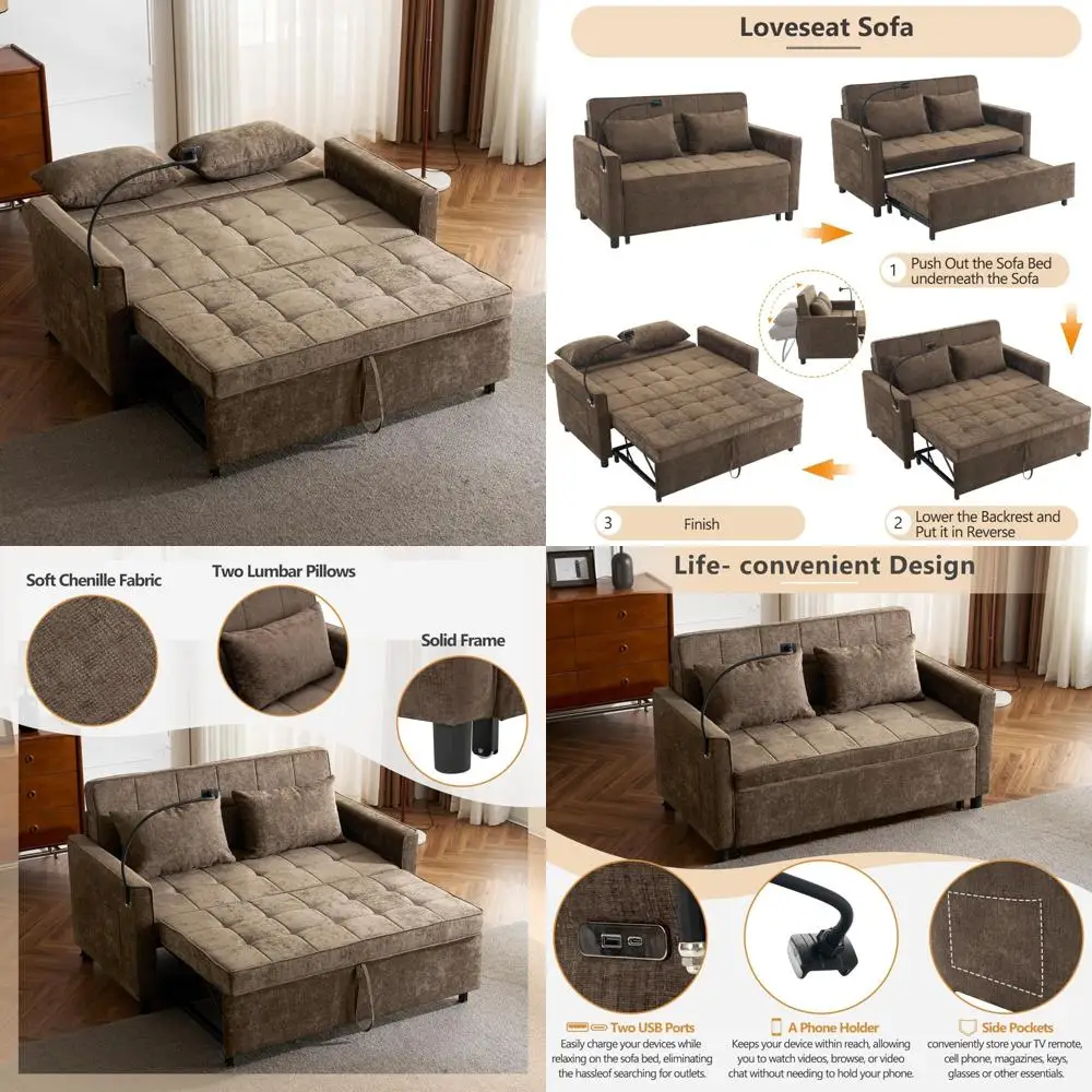 

Современная зарядная станция, тумбочка со светодиодной подсветкой, выдвижная столешница, 2 ящика, современная прикроватная тумбочка для спальни