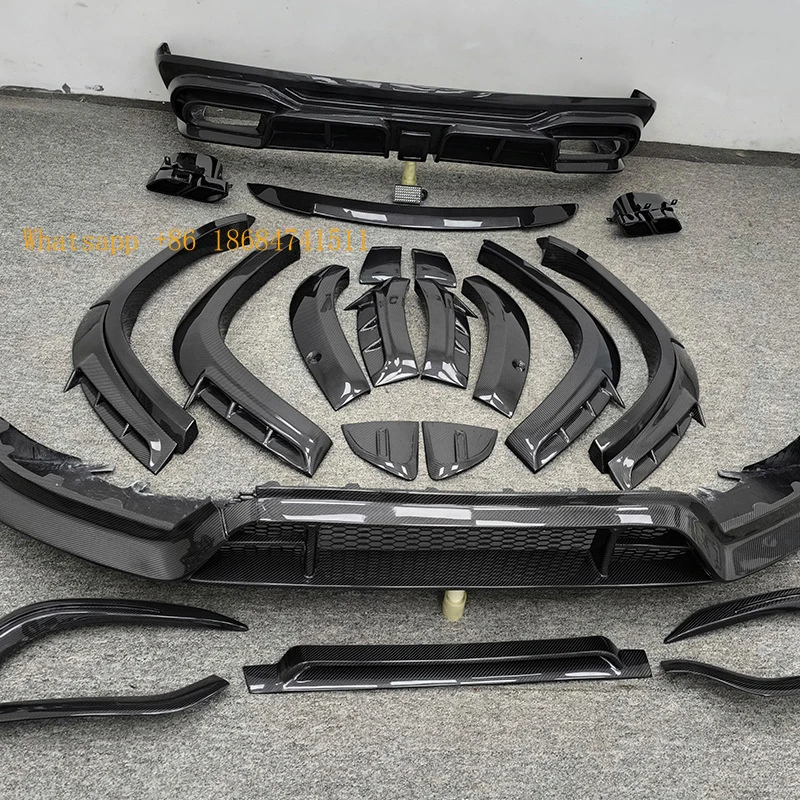 MSY Style Wet Carbon Small Body Kit Fit GLS X167 2021-2022 Exterior Tuning Parts MB Luxury SUV