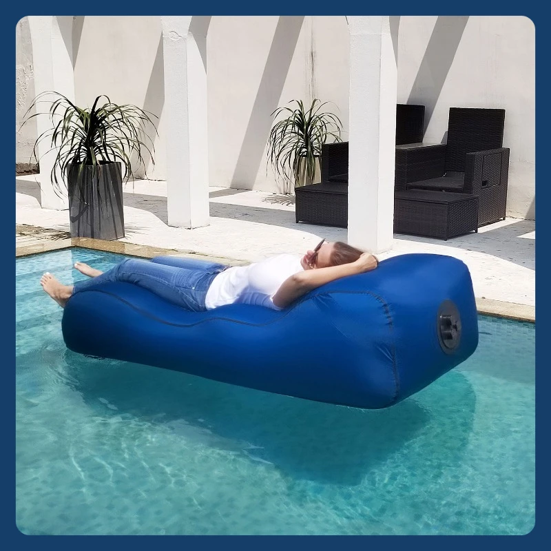 Automatic inflatable sofa bed one-click start lazy sofa portable folding outdoor camping inflatable bed