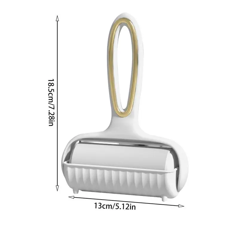 Zerreißbar Rolle Papier Klebrige Rolle Staub Wischer Pet Haar Kleidung Teppich Tousle Glatte Rotation Remover Austauschbare Reinigung Pinsel
