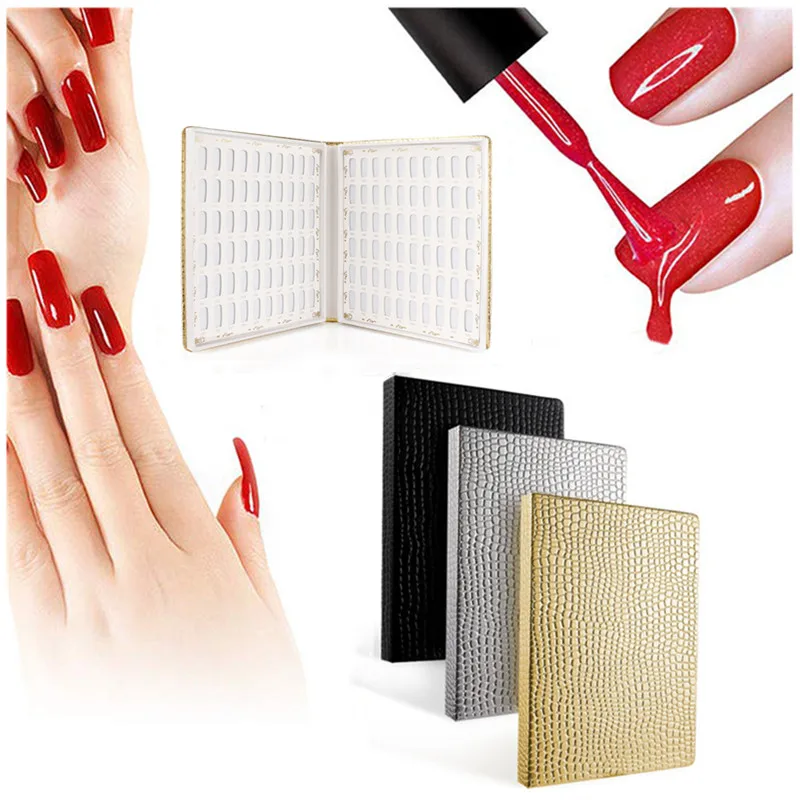 120/216 Colors Nail Art Display Book Showing Shelf Gel Polish Chart Showing Shelf Nail Storage Box Nail Color Card Display Book