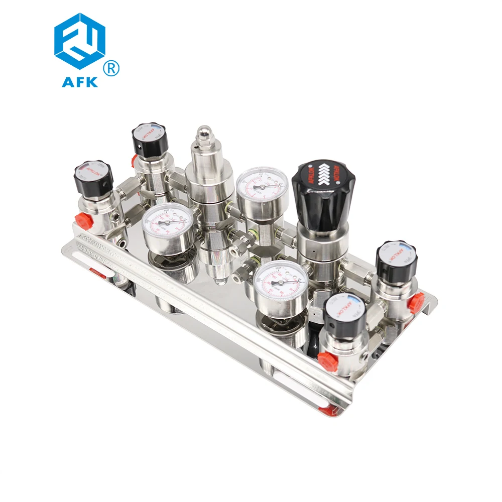 High Purity Cylinder Semi Automatic Changeover Regulator Panel System