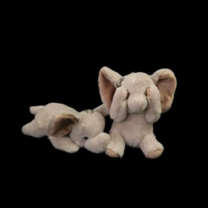 

Mini Plush Baby Elephant Toy Ultra Soft and Cute Keychain Doll with PP Cotton Filling Kids Girl Birthday Gift