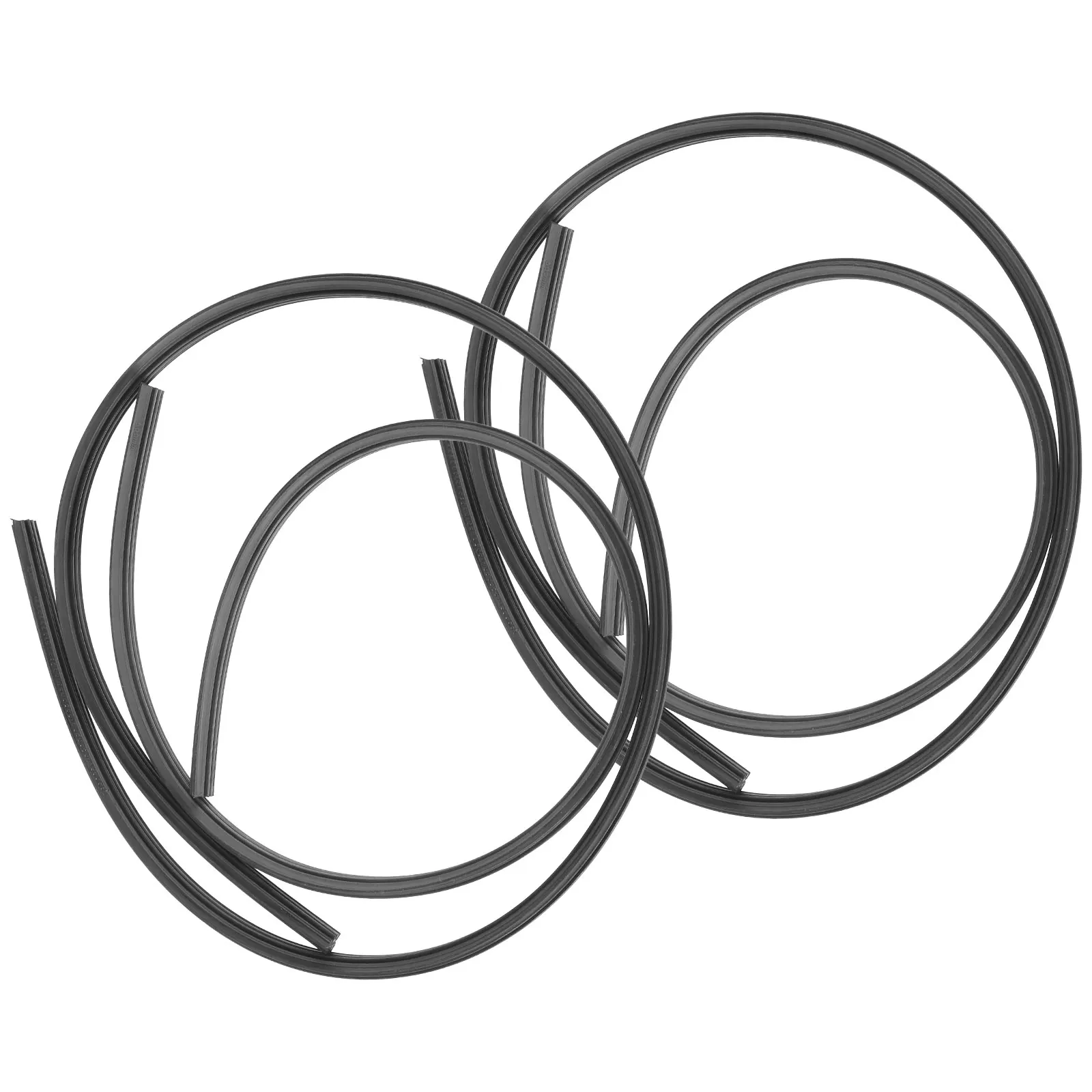 4pcs Windshield Wiper Refills Replacement Rubber Strip For Car Windshield Wiper Blades Wear-Resistant Refill Easy Installation