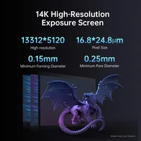 ANYCUBIC Photon Mono M7 14K Mono MSLA 3D Printer 10'' 14K LCD Resin 3D Printer Speed Up to 150mm/h Printing Size 223*126*230mm 3