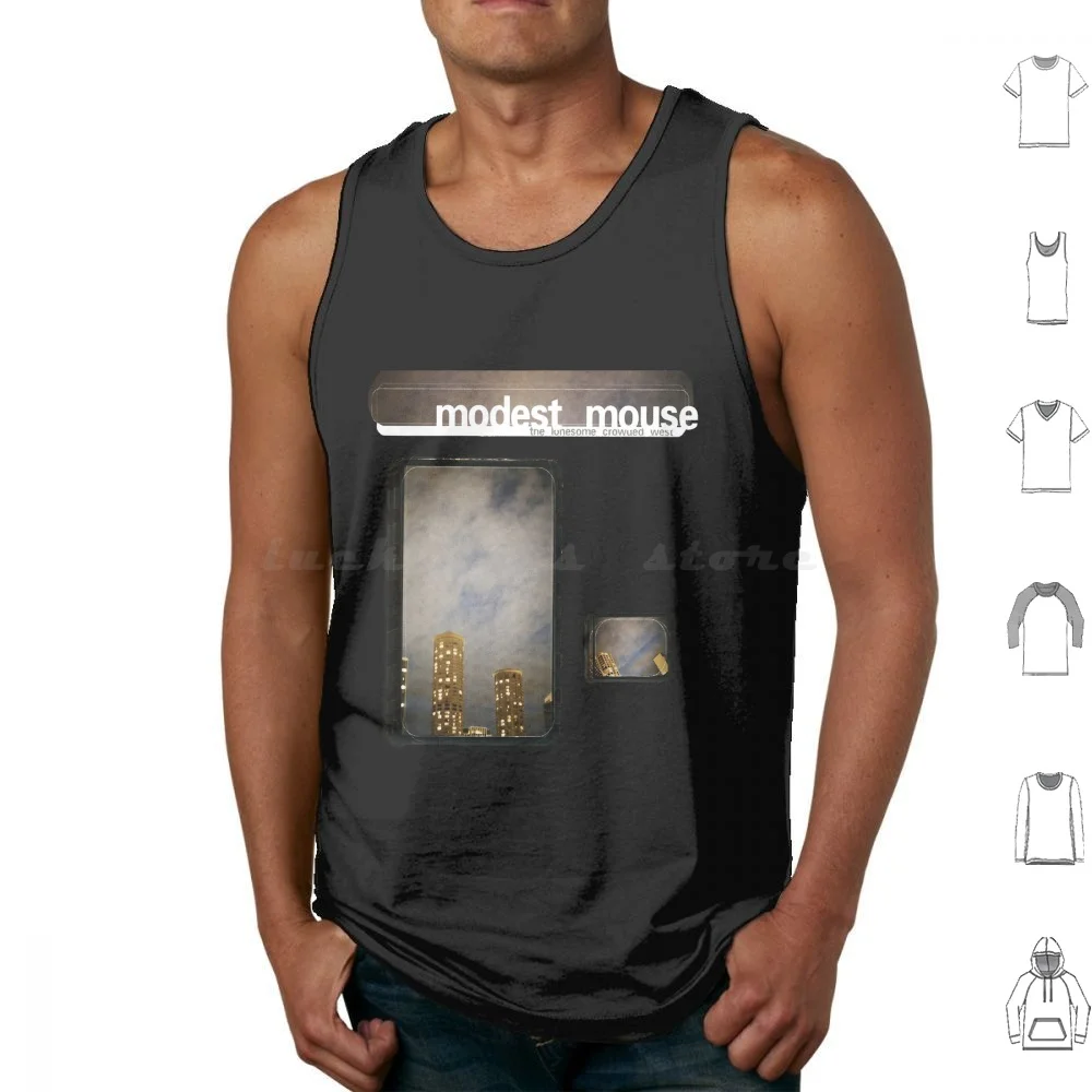 The Lonesome Crowded West Tank Tops Vest Sleeveless Modest Mouse Band Indie Alternative