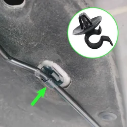 2PCS New Hood Bonnet Rod Support Prop Clip Stay Clamp Holder 792834 For Citroen C4 2004 2005 2006 2007 - 2010 Fastener Retainer