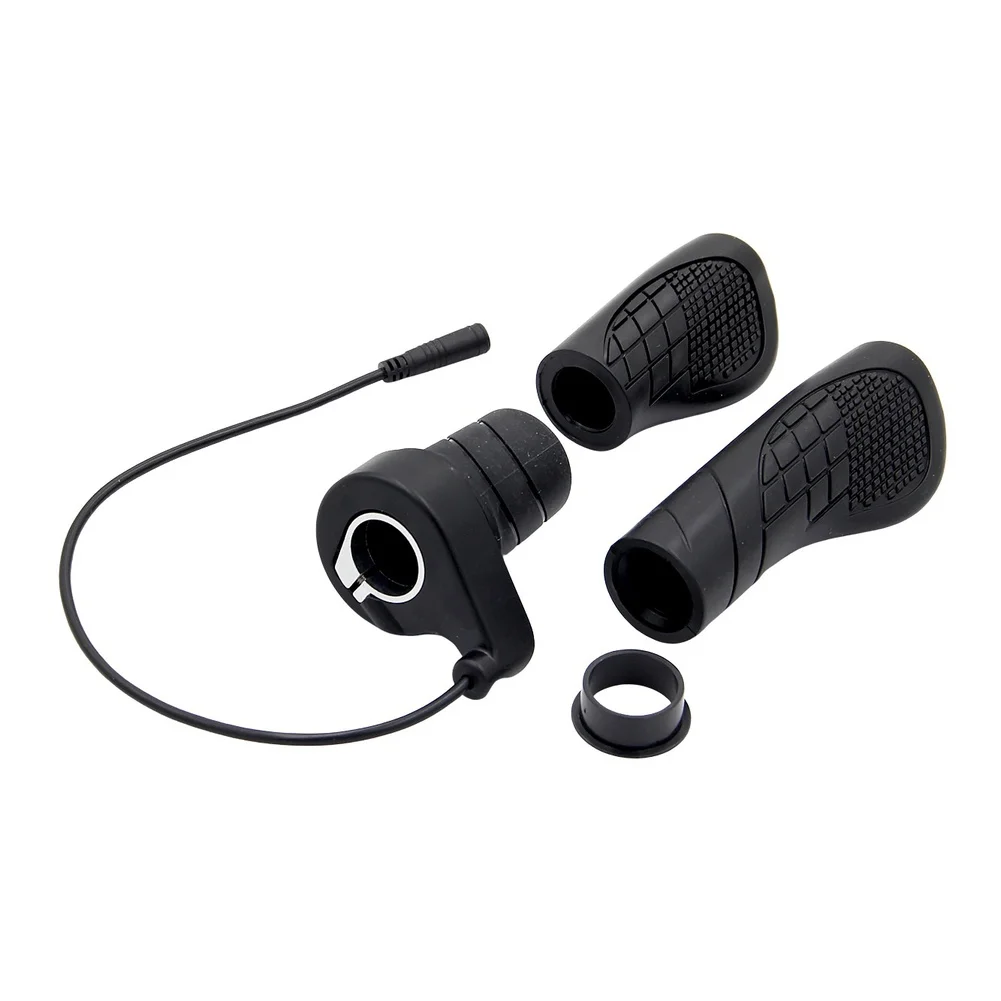 Half Twist Throttle for E-Bike E-Scooter Motorcycle Compatible Waterproof Connector Design Plastic Construction