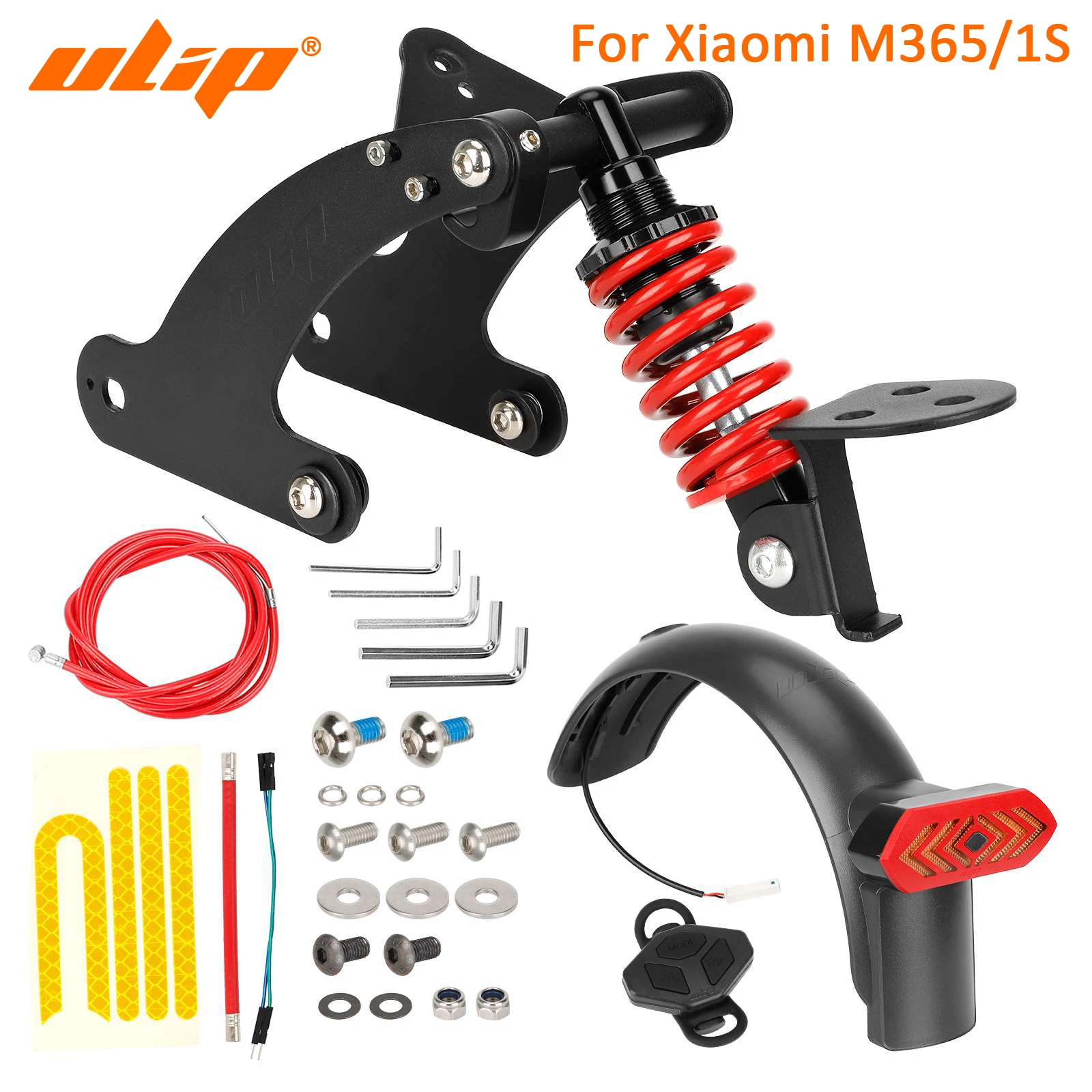 

ULIP Electric Scooters V3 Rear Suspension Kit With turn signal light Shock Fitting Rear Shock Absorber Kit For Xiaomi M365/1S