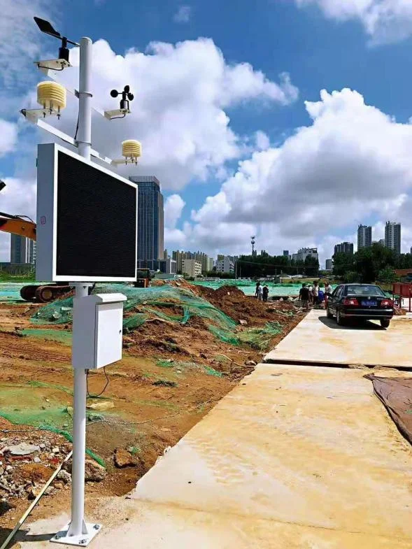 Heißer Verkauf PM2,5 PM10 NO NO2 SO2 CO2 O3, für Umweltparametermessung, festes AQMS-Luftqualitätssystem