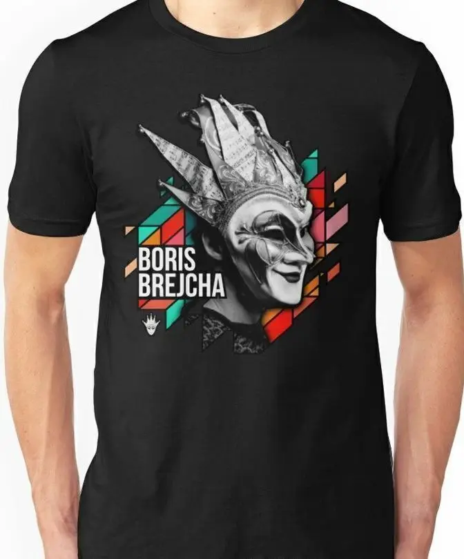 

BORIS BREJCHA MASK T SHIRT DJ High Tech Минимальная техническая музыка, размер S-5XL