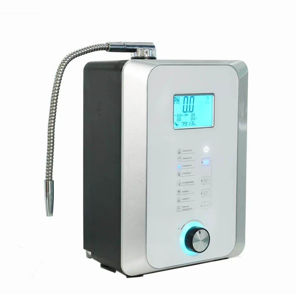 Ionizzatore alcalino elettrico per macchina per acqua Kangen con macchina per acqua idrogeno a 7 livelli 5 piastre