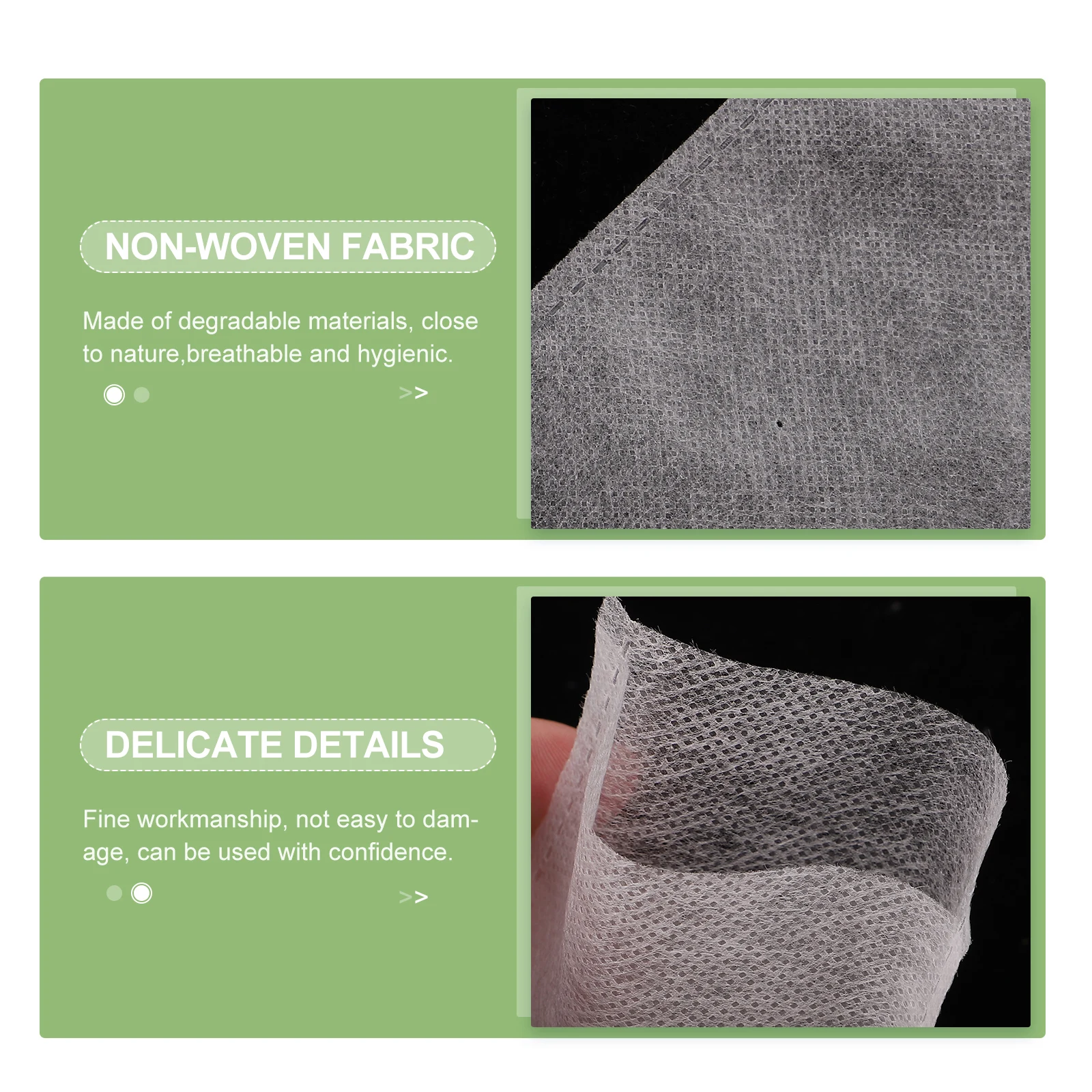 

200pcs Non Woven Plant Grow Bags Eco Friendly Biodegradable Seedling Nursery Bags for Vegetables Flowers Fruit Protection