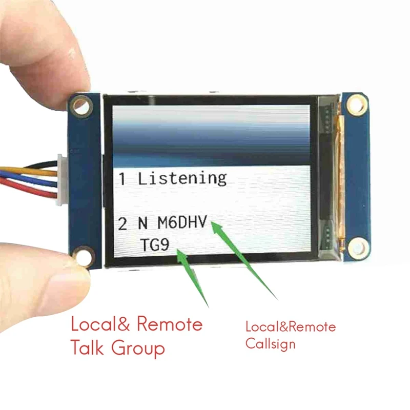 ABYN-2.2 Inch TFT Screen Hotspot Nextion Input Display For Jumbospot MMDVM Hotspot Board Kit UHF VHF For Raspberry Pi Zero W