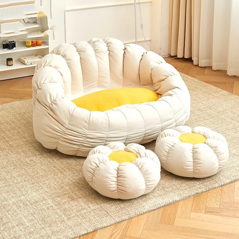 Gaming Dining Bean Bag Sofa Children Fillings Relaxing Comfy Lounger Reading Bean Bag Sofa Sleeper Pouf Chambre Furniture HDH