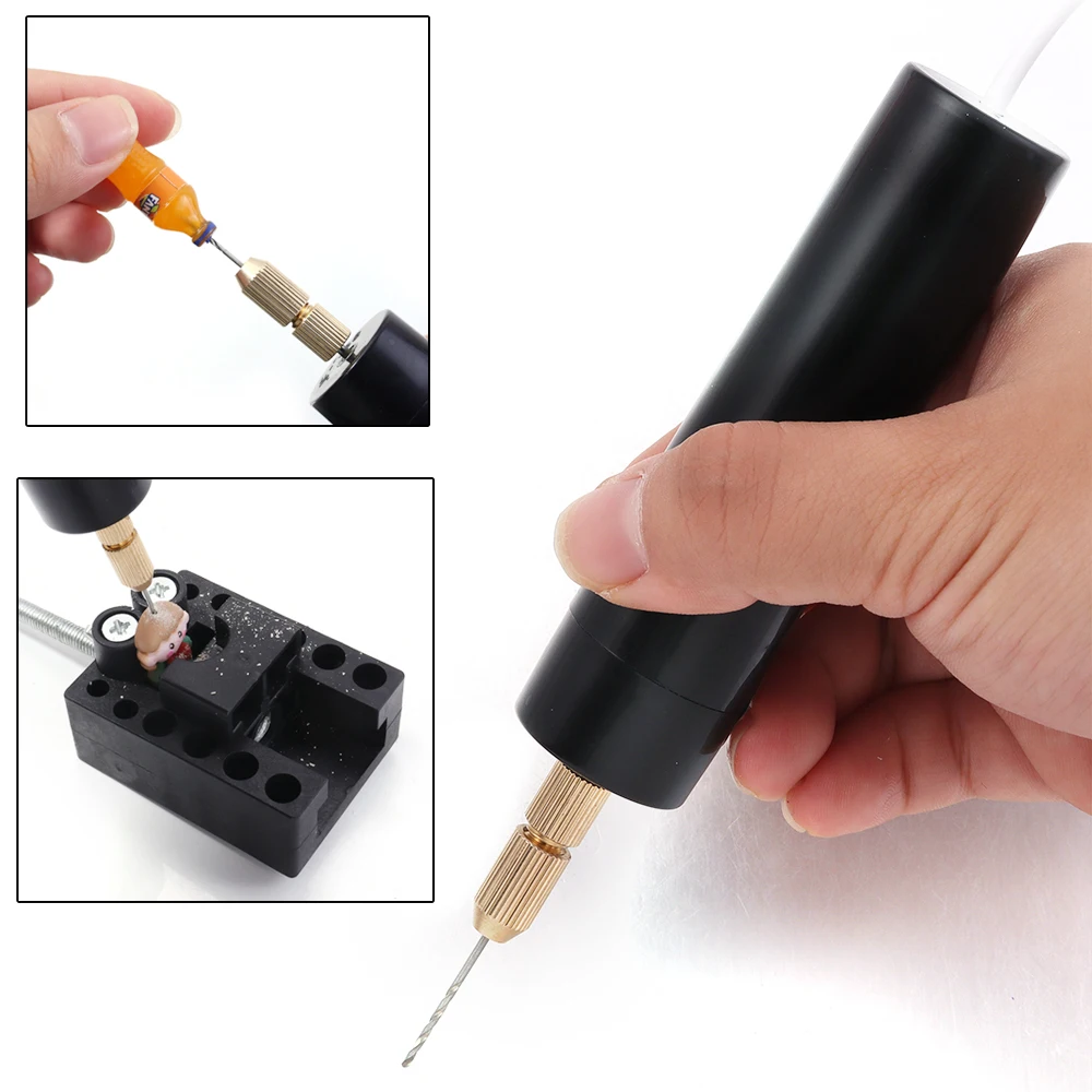 USB Mini Electric Drill Portable Electric Puncher Tools For Home DIY Jewelry Making Drill Hole Engraving Power Tools Sets