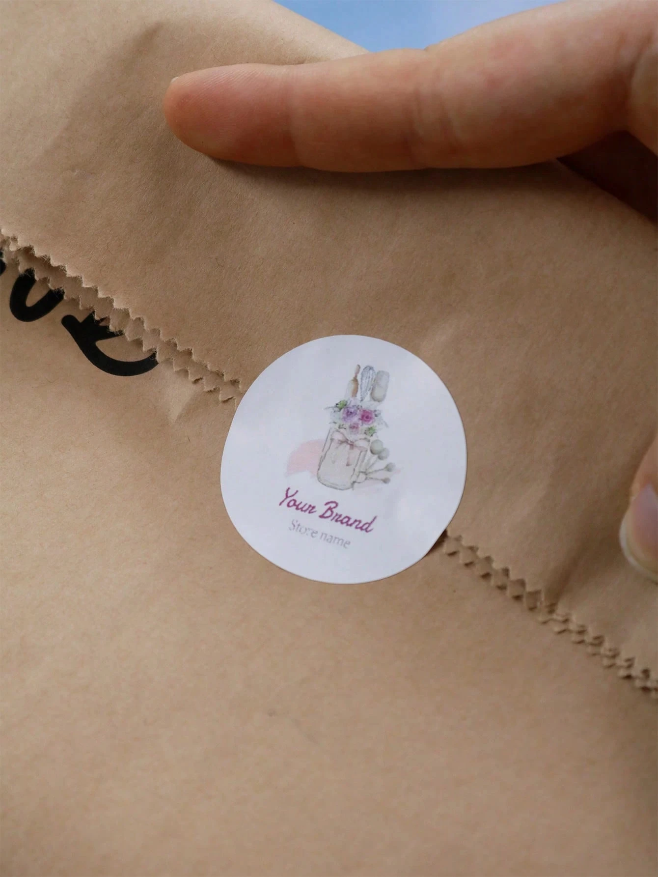 Custom Name Date Wedding Stickers Personalized Flower One A3 Paper 54 Custom Party Favour Self Adhesive Labels