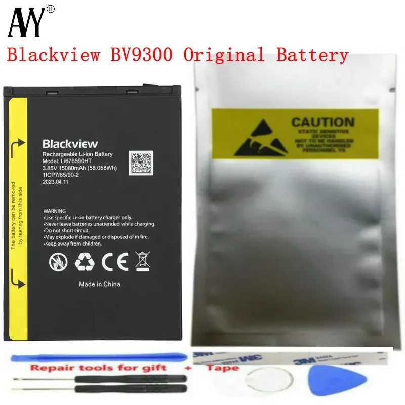 

Battery For Blackview BV9300 Original Batteria 15080mAh Batteries Repair Tools Tracking Number