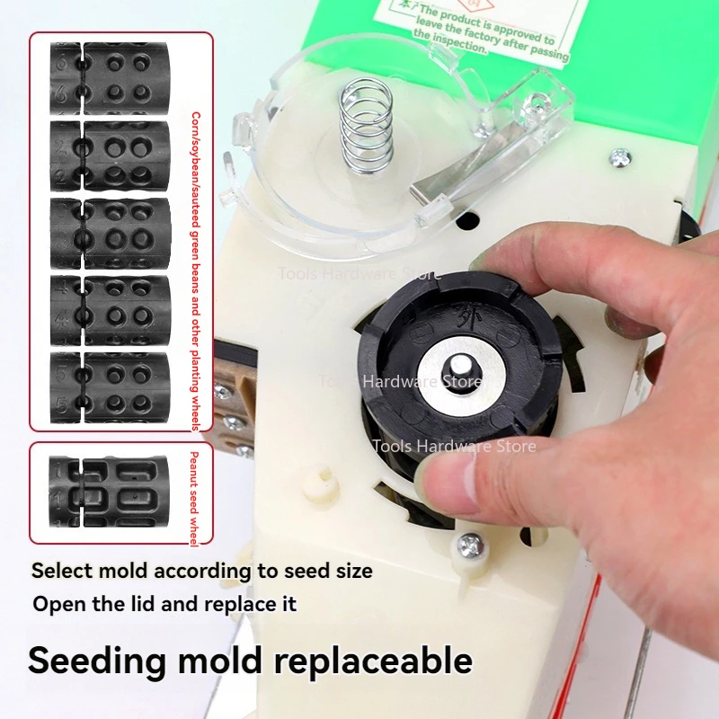 ماكينة بذر بذور الذرة والفول السوداني والخضروات متعددة الوظائف أدوات يدوية للزراعة الزراعية مثقاب البذور