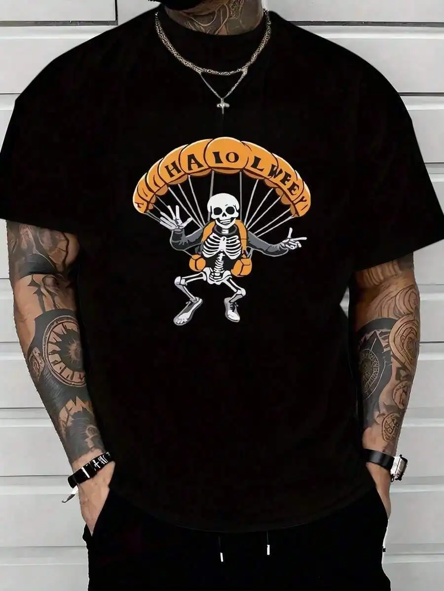 Men's Cotton Shirt - Unique Graphic Print, 100% Cotton, Durable & Double-Stitched, Casual Daily Wear