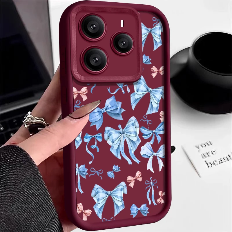 حافظة لهاتف شاومي ريدمي نوت 14 13 12 برو نوت 13 14 برو بلس 5G 13 13C 4G 11 10 Pro غطاء سيليكون من البولي يوريثان