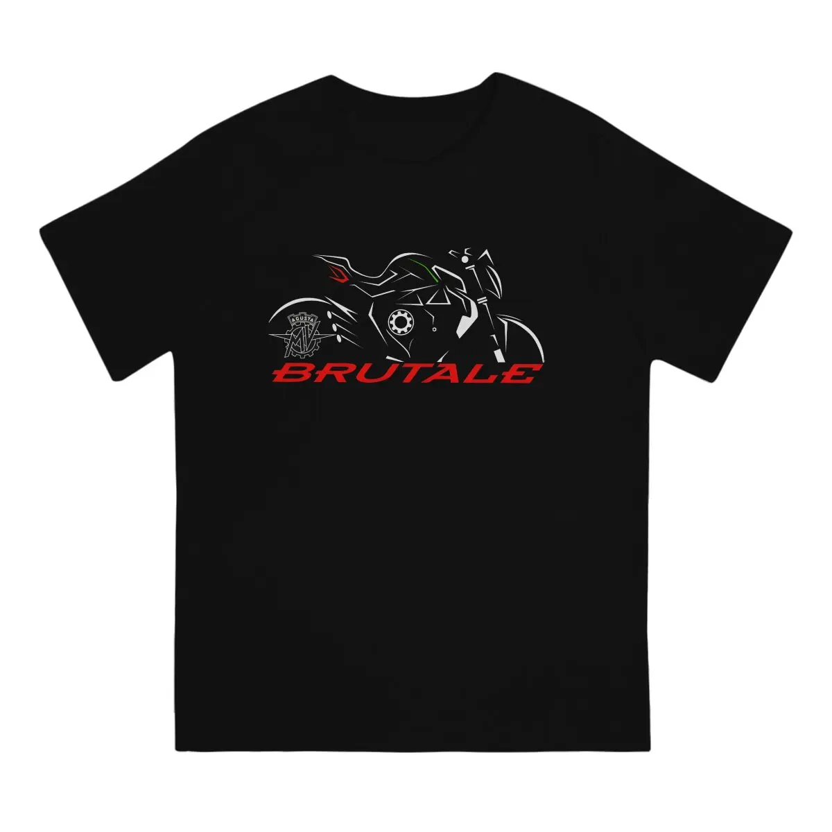 Agusta Men's TShirt Agusta Brutale Fashion T Shirt Harajuku Streetwear New Trend