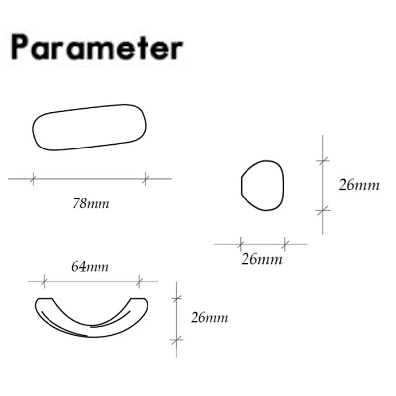 1/2/4/6PCS Modern Titanium Silver Cabinet Handle Minimalist Solid Brass Furniture Handle Creative Strip Kitchen Cabinet Handle