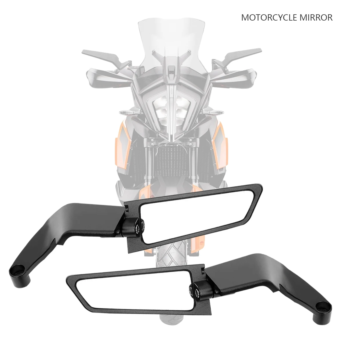 

Motorcycle Accessories Stealth Winglets Mirror To Rotate Adjustable Mirrors For YAMAHA MT 03 07 09 R1 R3 R7 XMAX KTM BMW