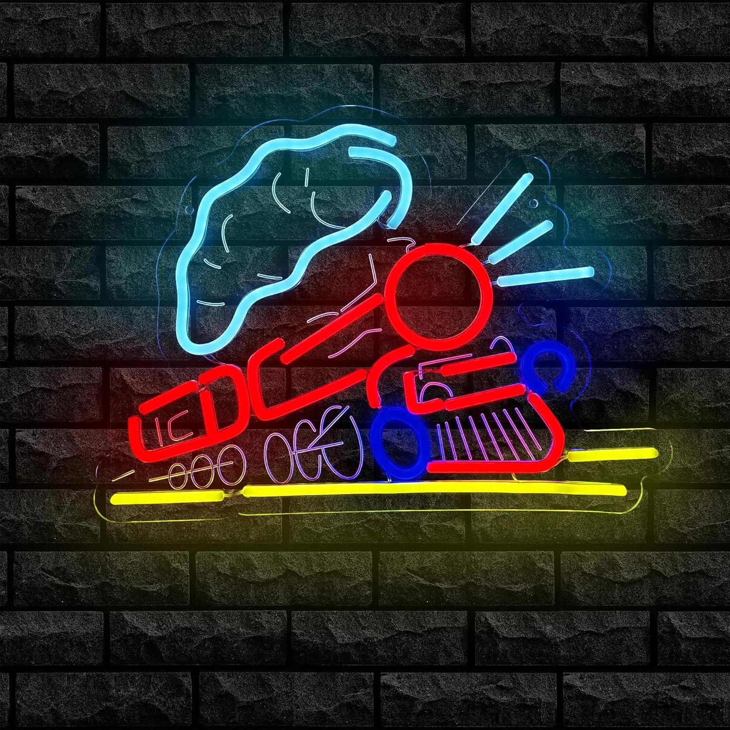 

Trains Neon Sign USB Dimmable LED Neon Light Gaming Room Bar Party Home Bedroom Decoration personnalisé Gift Night Light