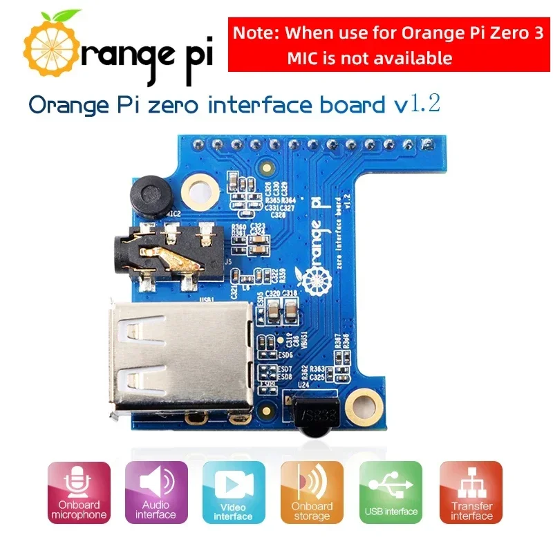 Imagem -06 - Acrílico Dissipador de Calor do Ventilador Laranja pi Zero Allwinner H618 Wifi5 bt 5.0 gb Ram Fonte de Alimentação Opcional para Opi Case