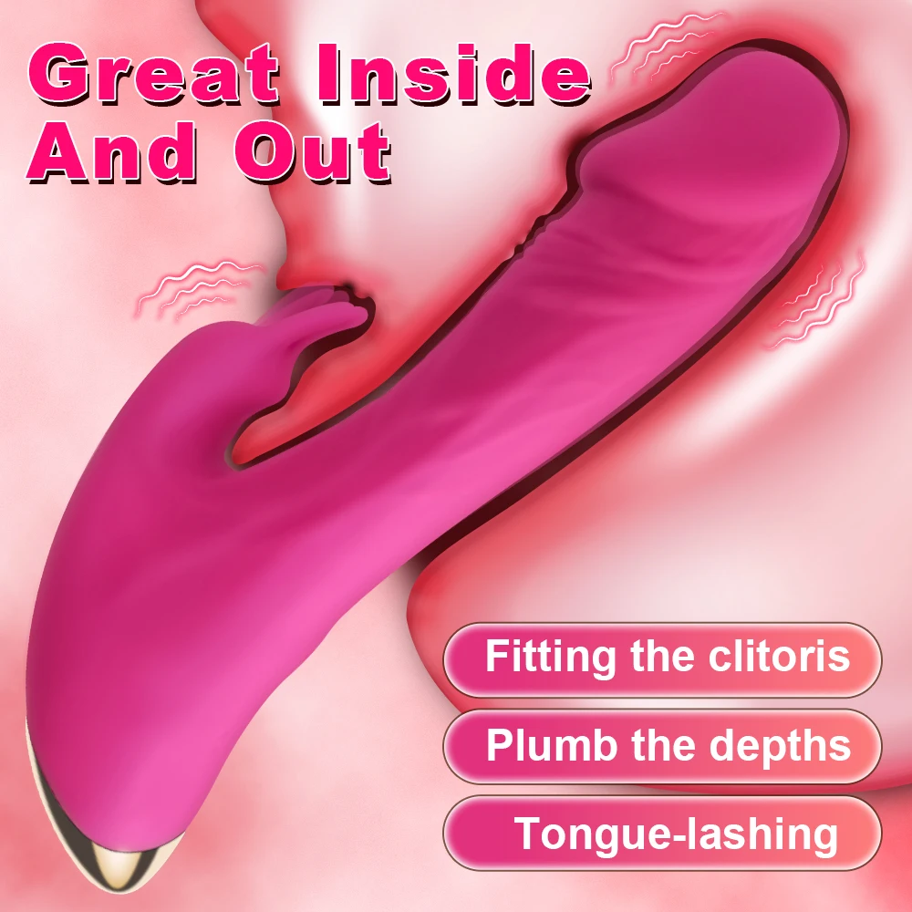 

Powerful Rabbit G-Spot Vibrator Female Clitoris Stimulation Dildo Stick Vagina Pussy Massager Masturbation Sex Toys for Women