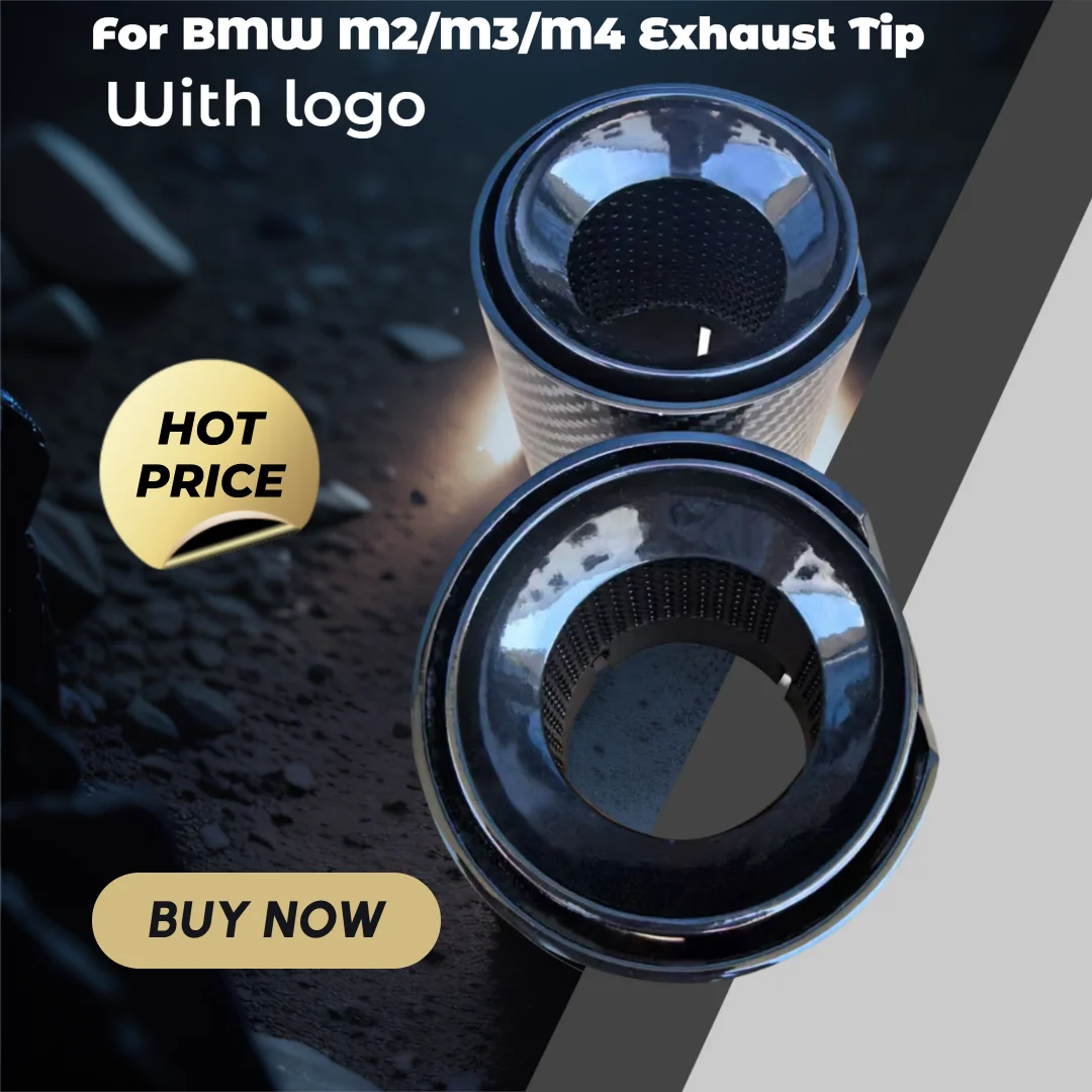 Para BMW M2/M3/M4 punta de escape especial F80/F82/F83/F84/F87 silenciador boquilla de escape abrazadera oculta