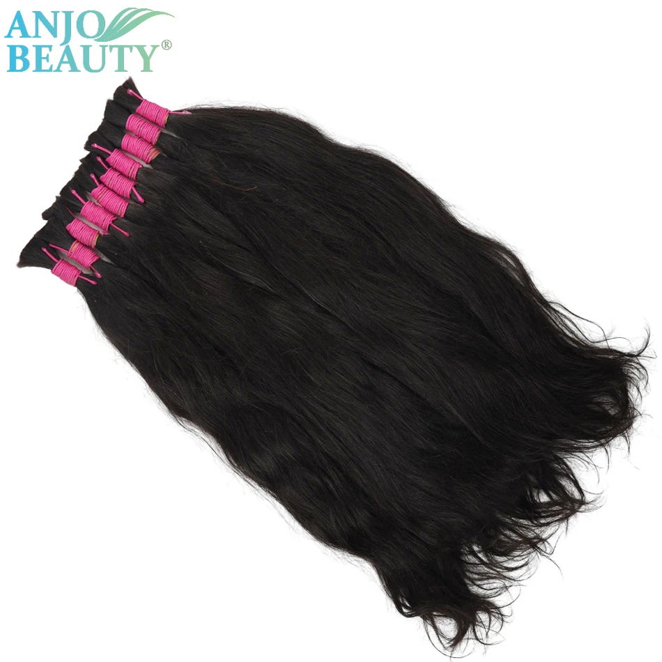 Original Human Hair Bulk For Braiding Mega No Weft Human Braiding Hair Natural Vietnamese Bulk Hair Extensions