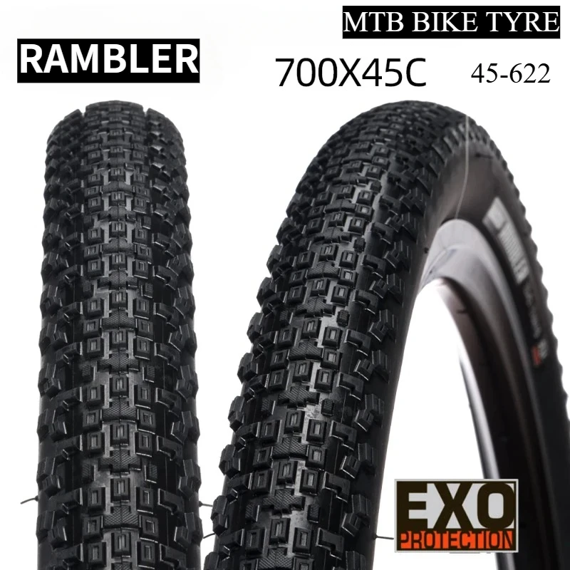 RAMBLER 700X45C 45-622 EXO GRAVEL BICYCLE TIRE OF GMTB BIKE TYRE 60TPI