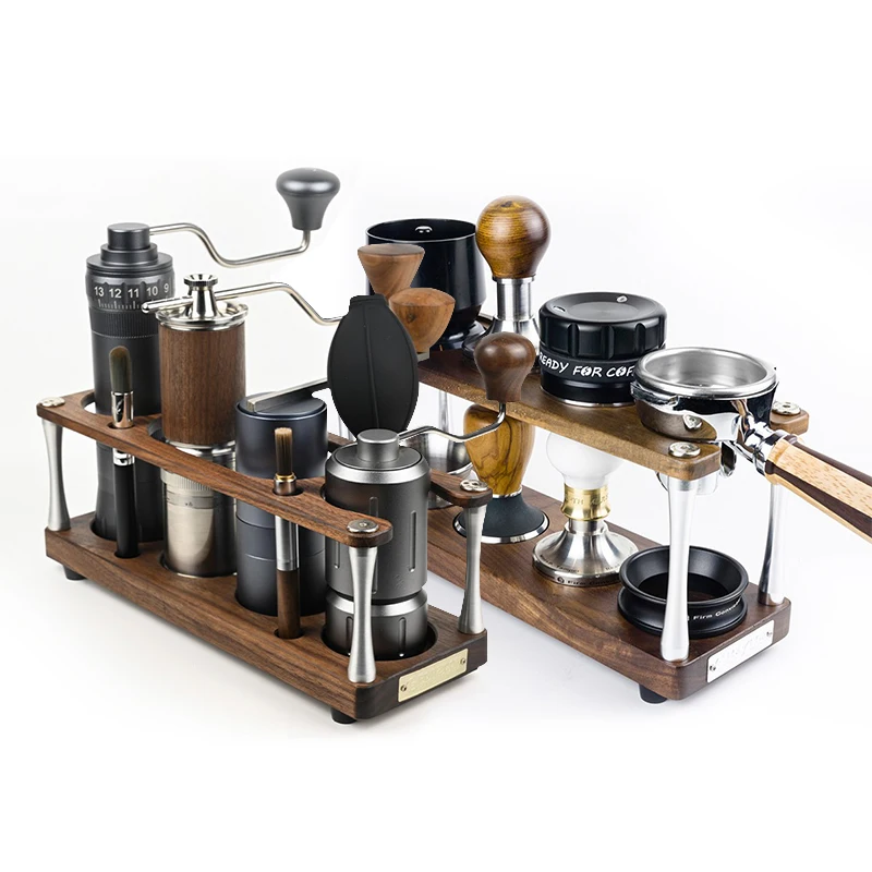 FORZCON Tamper/Grinder Storage Rack Gift for Barista Coffee Lover