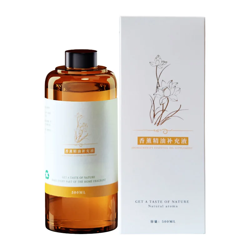 500ml Universal Refill Essential Oil for Scent Fragrance Machine Aroma System Diffuser Hotel Office Store (Random Bottle)