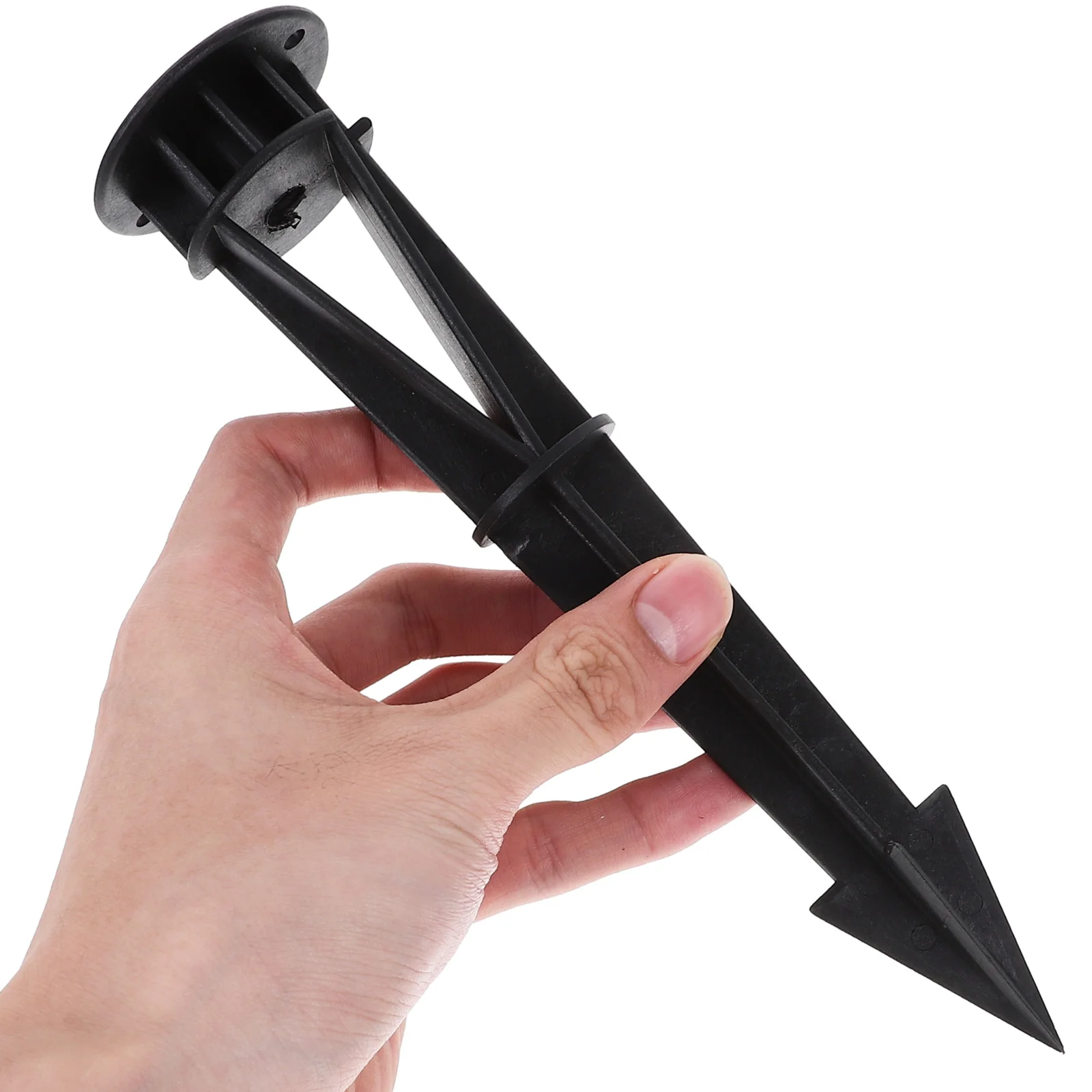 2 قطعة المسامير الأرضية البلاستيكية الثقيلة أوتاد مانعة لتسرب الماء لمصباح LED أضواء الحديقة دعم إضاءة المناظر الطبيعية في الحديقة