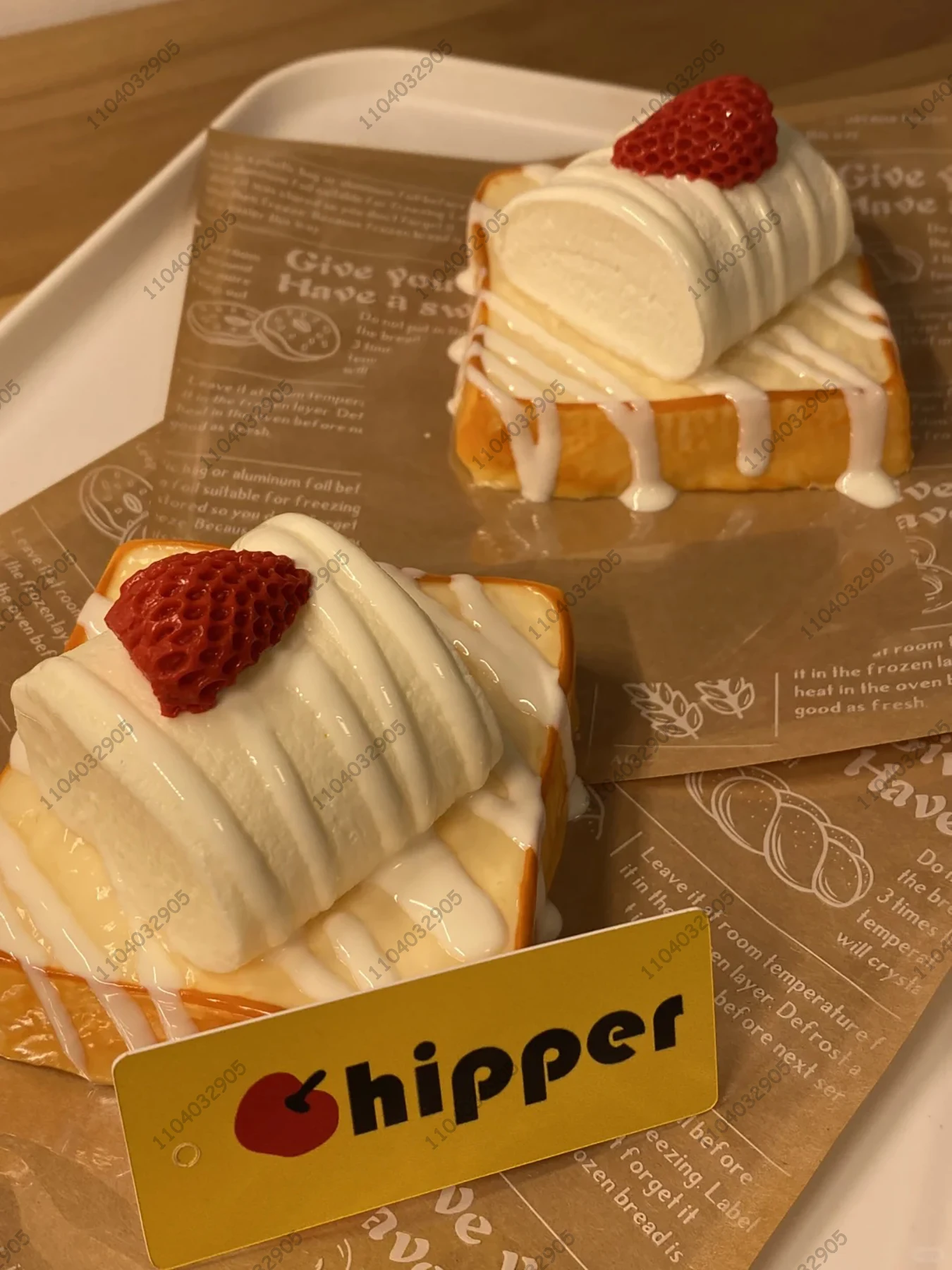 Marshmallow Toast Taba Squishy Strawberry Grilled Toast Squishy Mochi Toy Squeeze Toy Anti Stress Release Hand Relax Toy Gift