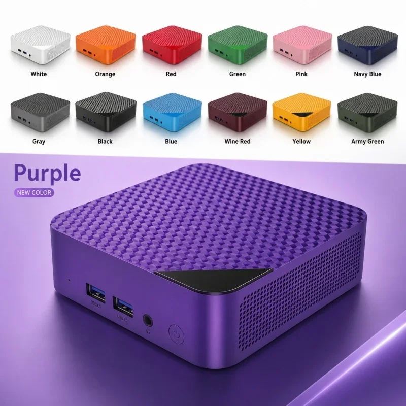 Hot Intel I9 10980HK New 2026 Dynamic Mini Pocket PC 13 Colors 16GB RAM 1/2TB SSD WIFI6 BT5.2 Win11 4K Gaming Desktop