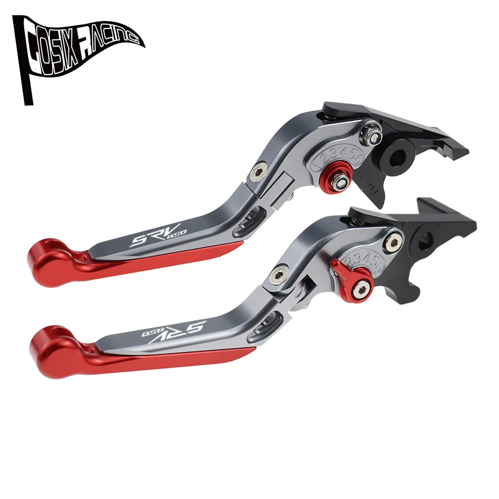 

Fit For SRV850 SRV 850 2012-2022 SR850 Motorcycle CNC Accessories Folding Extendable Brake Clutch Levers Adjustable Handle Set