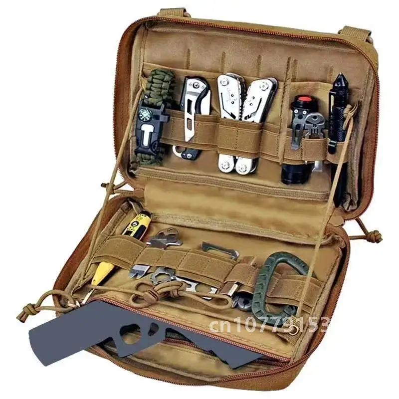 Molle Military Pouch Bag Tactical Outdoor Emergency Pack Camping Hunting Accessories Utility Multi-tool Kit EDC Bag Storage Tool