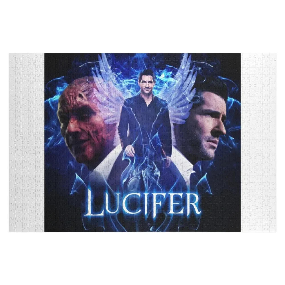 

Lucifer Morningstar - Devil vs Angel Jigsaw Puzzle Novel Toys For Children 2022 Photo Custom Adult Wooden Puzzle