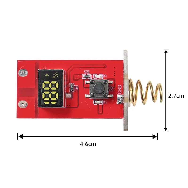 【rrkxa】1 Piece Circuit Driver Motherboard Flashlight Fishing Light Circuit Board Display Charge And Discharge
