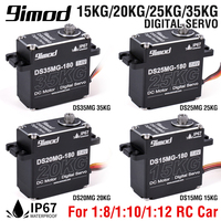 9imod Servo 15KG 20KG 25KG 35KG Waterproof Servo Motor Metal Gear Servo for Arduino Traxxas trx4 Scx10 1/8 1/10 1/12 RC Car