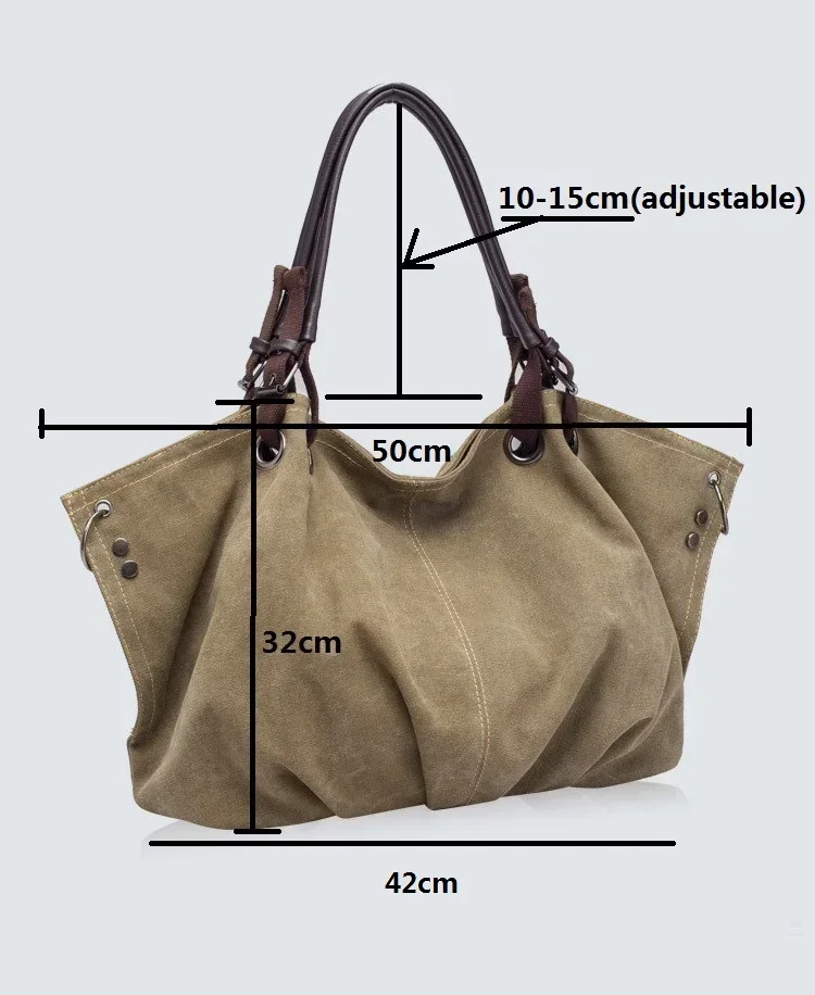 2024 New Arrival Women\'s Bag Fashion Casual Canvas Bag Large Capacity Handbag Shoulder Messenger Bag Many Colors BD866