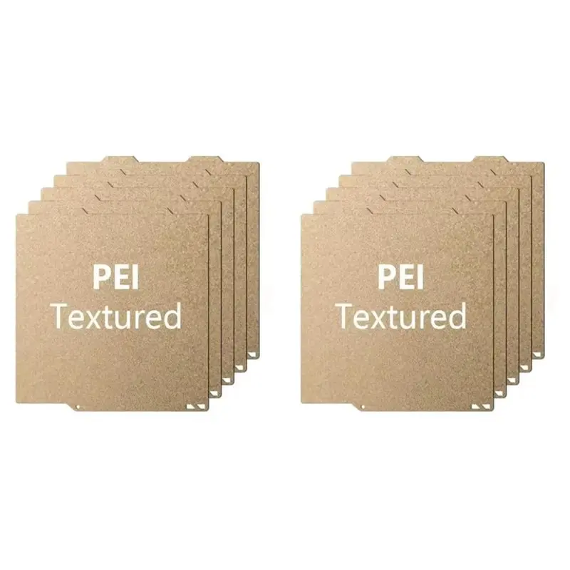 

10Pcs For Bamboo Lab A1 Mini Series 3D Printing Spring Steel Pei Plate Printing Panel Accurate Efficient 184X184x0.6Mm